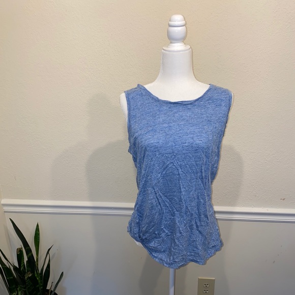 Athleta Tops - Athleta Linen Zephyr Tie-Knot Tank